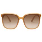 SOJOS Sunglasses for Women Men Vintage Style Shades SJ2157,Orange/Brown