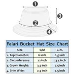 Men Women Unisex Cotton Bucket Hat 100% Cotton Packable for Travel Fishing Hunting Summer Camp (L/XL, Orange)