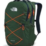 THE NORTH FACE Jester Everyday Laptop Backpack, Pine Needle/Summit Navy/Power Orange, One Size