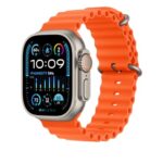 Apple Watch Band – Ocean Band (49mm) – Orange – Regular