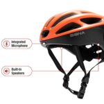 Sena R1 Smart Communications Helmet (Electric Tangerine, Medium)