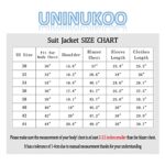 UNINUKOO Mens Suit Jacket Slim Fit Sport Coat 1 Button Notched Lapel Casual Fashion Dress Blazer for Men US Size 44 Orange