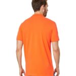 U.S. POLO ASSN., Men’s, Solid Cotton Pique Polo with Small Pony, Madras Orange, XL