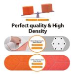 18Pack Hexagon Acoustic Panels 12″ X 10″ X 0.4″ Sound Proof Panels,High Density Sound Dampening Panels With Self-Adhesive Soundproof Absorbing Wall Panels For Home Insulation Studio Office?Orange?