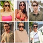 SOJOS Sunglasses for Women & Men, Square, Retro, Polarized Lens, Trendy Aviator, 90s Shades (SJ2229, Black Yellow)