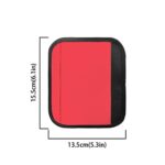 Horeset 4 Pack Kitchen Appliance Door Handle Decoration Protector Cover Refrigerator Handle Cover for Fridge Microwave Stove Dishwasher Bathroom Door(Orange)