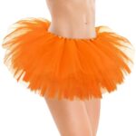 Orange Tutu for Women Halloween Tutus Adult Tutu Skirt Woman Orange Tulle Skirt Halloween Skirts Women Plus Size Tutus
