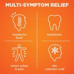 Amazon Basic Care Children’s Ibuprofen Chewable Tablets, 100 mg, Pain Reliever and Fever Reducer, Orange Flavor, For Aches, Pains, Sore Throat, Toothache and Headache Relief, 24 Count