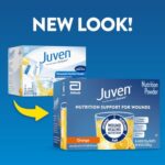 Juven Therapeutic Nutrition Drink Powder Including Collagen Peptides, Amino Acids, and HMB for Wound Healing Support, Orange, 30 Packets