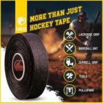 EAGLES Hockey Tape Multipurpose Cloth Tape Roll for Lacrosse Baseball & Softball Bats, Rackets, Pullup Bars, Gardening Tools, Sports Gift Perfect for Wrist, Ankle, Foot, Knee and Hand Taping (Orange)
