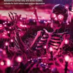 Purple Halloween Mini Lights, 50 Count 13 Feet Incandescent Bulb Mini String Lights, Connectable Halloween Light for Haunted House Ghost Party Holiday Window Indoor Outdoor Decoration, Purple