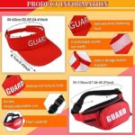 Matiniy 5 Pcs Guard Costume Set Include Guard Hat Sunglasses Fanny Pack Whistle with Lanyard for Men Women Kids Party Dress Up(Visor)