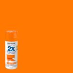Rust-Oleum 334043 Painter’s Touch 2X Ultra Cover Spray Paint, 12 oz, Gloss Real Orange