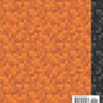 Composition: Wide Ruled Writing Notebook For Boys and Girls, Orange Pixel Gamer Pattern Blank Lined Book