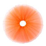 Jastore® Girls Layered Stars Sequins Tutu Skirt Princess Ballet Dance Dress (Orange)
