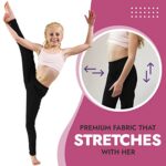 Popular Big Girl’s Cotton Ankle Length Leggings – Orange – 8