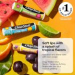 ChapStick Lip Care, Tropical Treats Collection (36 Sticks) – Electric Tangerine, Fizzy Grape & Zingy Watermelon, Bulk Lip Balm, 0.15 Oz Ea