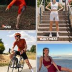 GAYHAY Biker Shorts Women with Pockets – 3″/5″/8″ High Waisted Soft Tummy Control Workout Shorts for Yoga Fluorescent Orange