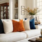 MIULEE Velvet Throw Pillow Covers Set of 2, Soft Neutral Decorative Pillow Cases with Luxurious Textured Vintage Cushion Covers for Home Decor Couch Sofa Bed,Burnt Orange 18×18 inch