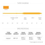 SCIENTIFIC ANGLERS Air Cel Floating Wf-5-F Orange (142267)