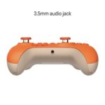 8Bitdo Ultimate C Hall Effect Joysticks/Hall Trigger Wired Controller with RGB Lighting Fire Ring, 3.5mm Audio Jack for Xbox Series X|S, Xbox One, Windows 10/11 – Officially Licensed (Orange)