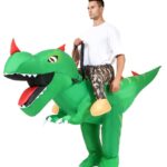 Double Couple Halloween Alien Dinosaur Costume Halloween Blow up Costumes