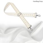 LEMEDE 2″ wide Bohemian Purse Straps – 55″ Adjustable Black Buckle Crossbody Bag Shoulder Strap with Embroidery Ethnic Style(Orange Purse Strap)