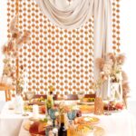 Maple Leaves Foil Curtain 2 Packs Orange Fringe Backdrop Tinsel Sparkly Curtain Ceiling Wall Decor Orange Birthday Decorations Thanksgiving Party Supplies Foil Fringe Curtains Birthday Party Decor