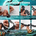 Halloween 3D Lighted Bats Set, 2026 Upgrade LED Purple Lighted 3D Bats Halloween Decoration, New LED Glowing Bat Group Hanging Wall Luminous Glow Clings Multipack (BlackX12)