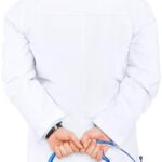 NY Threads Professional White Lab Coat for Men, Long Sleeve Medical Coat 1 Pack, Large, White