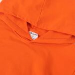 Noomelfish Girls Sparkle Long Sleeve Crop Tops Cropped Hoodies Pullover Sweatshirts, Orange, Size 9-10 Years