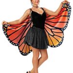 Seasons Adult Monarch Butterfly Cape Wings, One Size