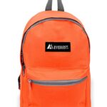 Everest Basic Backpack, Tangerine, One Size