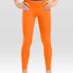 G Gradual Boys Compression Leggings Quick Dry Youth Basketball Football Pants Base Layer Sports Tights for Boys(Orange,S)