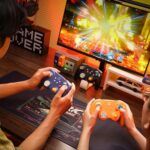 NYXI Warrior Wireless Switch Controller, Switch Pro Controller with Hall Effect Joysticks/Trigger, HD Rumble, 6-Axis Gyro, Micro Mechanical Switch Buttons, Programmable for Switch/NGC/Wii/PC (Orange)