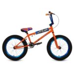 Elite BMX Freestyle Bike, Durable Steel Frame, Available in 16″, 18″, and 20″ Sizes. New Sizes 26″ and 29″ BMX Bicycles. (PW-Naruto Orange, 18″)