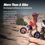 Strider 12” Sport Bike, Orange – No Pedal Balance Bicycle for Kids 1 to 4 Years – Includes Safety Pad, Padded Seat, Mini Grips & Flat-Free Tires – Tool-Free Assembly & Adjustments