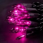 MULTI-SPARKING Halloween Lights Purple 35 Count – Incandescent Purple Mini String Lights for Indoor/Outdoor Christmas Halloween Decorations, 8.5 Feet Black Wire, Connectable