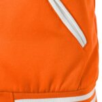 HOOD CREW Man’s Varsity Baseball Jacket Cotton Blend Letterman Jackets Orange L