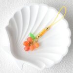 THSOGO Cute Fruit Orange Phone Charm Delicate Aesthetic Charm For Phone Bag Keychain Airpods Camera Pendants Decor