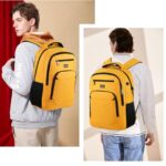 Paude Backpack for School, Laptop, Teens 15.6 Inch College Backpack for University, Business, Work, Travel – Orange