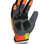 Ironclad mens Work Gloves EXO Hi Viz ImpactMedium, Hi-viz Yellow & Orange, Medium Pack of 1 US