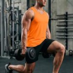 MAGCOMSEN Men’s UPF 50+ Tank Top Quick Dry Summer Workout Muscle Sleeveless Shirts for Swim Beach Bodybuilding Orange L