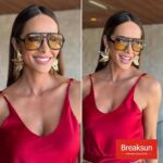 Breaksun Retro Aviator Sunglasses for Women Men Trendy Classic 70s Square Aviator Sun Glasses Vintage Shades (Black/Orange)